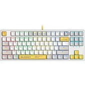 Клавіатура дротова A4Tech Bloody S87 BLMS Red Plus Switch Energy White (S87 Energy White)