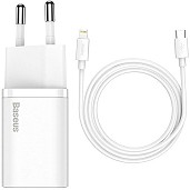 Зарядний пристрій Baseus Super Si Quick Charger 1C 20W EU Sets (TZCCSUP-B02)
