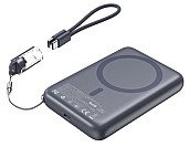 УМБ (Power Bank) Choetech B862 10000mAh Black 22,5W MagSafe