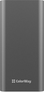 УМБ (Power Bank) ColorWay 20000mAh Full (USBQC3.0 + USB-C Power Delivery 22.5W) Gray