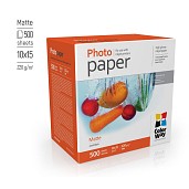 Фотопапір ColorWay матовий 220г/м 10x15 500 л (PM2205004R)