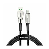 Кабель Baseus Waterdrop Cable USB Micro USB 4A 1m Black (CAMRD-B01)