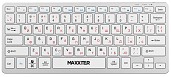 Клавіатура Maxxter KBW-C01S-UA з акумулятором, безшумна