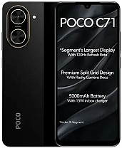 Смартфон Poco C71 3/64GB NFC Black (Global) (із зарядним пристроєм)