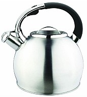 Чайник зі свистком Con Brio CB-410  (чорна ручка)