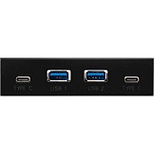 USB-хаб Frime USB 3.1 2 x type A & 2 x type C VL820 Black (ECF-FP2xTA&2xTC.32)