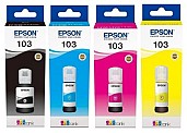 Комплект чорнил Epson 103 L3100/3110/3150 4шт