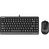 Комплект (клавіатура + мишка) A4-Tech F1110 USB Grey