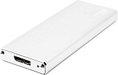 Зовнішня кишеня Frime для M.2 NGFF SATA Metal USB 3.0 (TYPE-A) up to 5 Gb/s Silver (FHE201.M2U30)