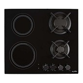 Варильна поверхня комбінована Ventolux HG622 B9G RCS (BK)