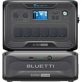 Зарядна станція Bluetti AC300 + додаткова батарея B300K / 3000 Вт / 2764.8 Вт⋅год / LiFePO4 (3000W AC300+B300K)