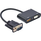 Адаптер-перехідник Cablexpert VGA на HDMI/VGA+Аудіо 3.5 (A-VGA-HDMI-02)