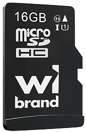 Карта пам'яті Wibrand microSDHC 16GB UHS-I U1 V6 (WICDHU1/16GB)