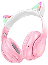 Навушники Hoco W42 Cat ear Cherry
