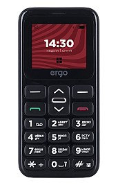 Мобільний телефон Ergo F186 Solace Dual Sim Black