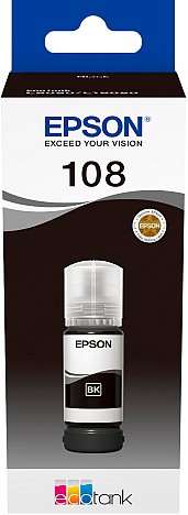 Чорнило Epson 108 EcoTank L8050/L18050 black (C13T09C14A)