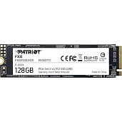 SSD диск Patriot P300 128GB M.2 2280 NVMe PCIe 3.0 x4 3D NAND TLC (P300P128GM28)