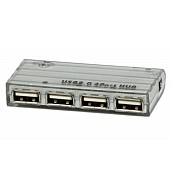 USB-хаб Viewcon USB2.0, 4 порти, з БЖ (VE410)
