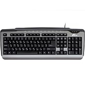 Клавіатура дротова Frime Classic Keyboard Black-Silver USB (FKBB0323)
