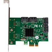 Плата розширення Frime (ECF-PCIEto4SATAIII002) PCI-E-4хSATAIII, 88SE9215