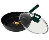 Сковорода з кришкою Ringel Herbal RG-1101-24/h/L см
