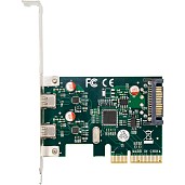 Плата розширення Frime PCI-E to USB3.1 TYPE-C (2 порта) ASM1142 (ECF-PCIEtoUSB010.LP)