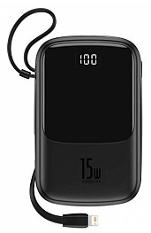 УМБ (Power Bank) Baseus Q Pow Digital Display 3A 10000mAh Black 15W