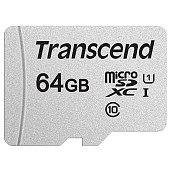 Карта пам'яті Transcend MicroSDXC 300S 64GB Class 10 UHS-I U1 no adapter (TS64GUSD300S)
