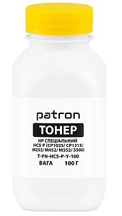 Тонер Patron HP HCS-P (M252/M452/M552) YELLOW 100г (T-PN-HCS-P-Y-100)