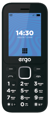 Мобільний телефон Ergo E241 Black