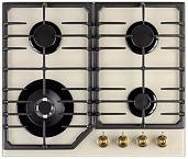 Варильна поверхня газова Perfelli VINTAGE GW69C BEIGE