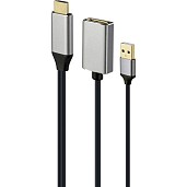 Адаптер-перехідник Cablexpert HDMI на DisplayPort, 4K (A-HDMIM-DPF-02)
