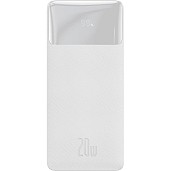 УМБ (Power Bank) Baseus Bipow Digital Display 20W 20000mAh White (PPDML-M02)