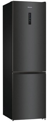 Холодильник Hisense RB470N4EFC1 (HZF4068SED) (2м, інвертор, чорний, NoFrost)