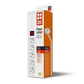 Мережевий фільтр ColorWay 5 розеток 5 м Black (CW-PSEA55W) White