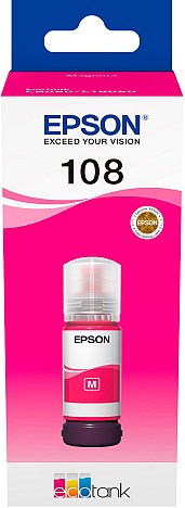 Чорнило Epson 108 EcoTank L8050/L18050 magenta (C13T09C34A)