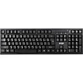 Клавіатура дротова Ergo K-280 HUB USB Black