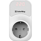 Реле напруги ColorWay CW-VR16-01D white