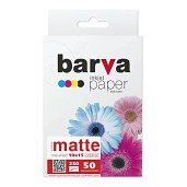 Фотопапір BARVA Матовий 10x15 50 арк IP-A230-023 BARVA