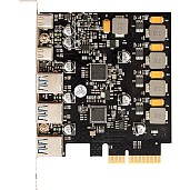 Плата розширення Frime PCI-E to USB3.2 Gen2 TYPE-A+C (3+2 порти) ASM3142+VL820 (ECF-PCIEtoUSB012)