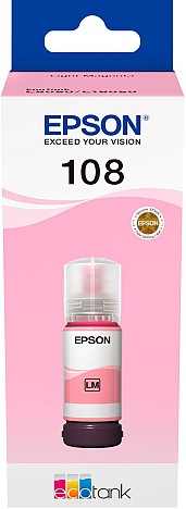 Чорнило Epson 108 EcoTank L8050/L18050 light magenta (C13T09C64A)
