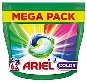 Капсули для прання Ariel Color All-in-1 63шт