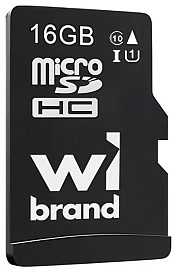 Карта пам'яті Wibrand microSDHC 16GB UHS-I U1 V6 (WICDHU1/16GB)