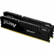 Оперативна пам'ять Kingston Fury DDR5-5200 16384MB PC5-41600 (Kit of 2x8192) Beast Black (KF552C40BBK2-16)