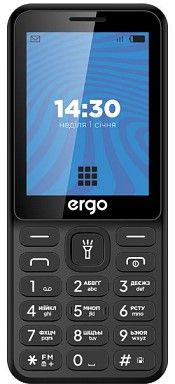 Мобільний телефон Ergo E284 Black