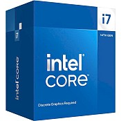 Процесор Intel Core i7 14700F 2.1GHz (33MB, Raptor Lake Refresh, 65W, S1700) Box (BX8071514700F)