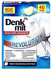Таблетки для посудомийної машини DenkMit Revolution 40 шт.