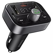 FM-трансмітер Baseus S-09 Pro Series Car FM Transmitter Cluster Black (C10762200113-00)