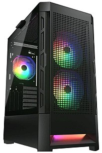 Корпус Cougar Airface RGB Black (без блоку живлення)