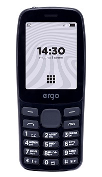 Мобільний телефон Ergo B241 Black